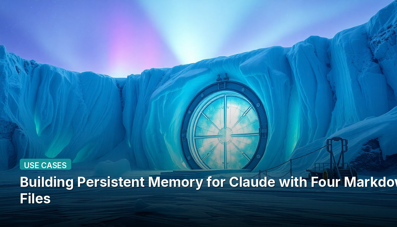 Building Persistent Memory for Claude with Four Markdown Files