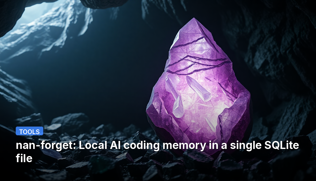 nan-forget: Memoria de codificación de IA local en un solo archivo SQLite