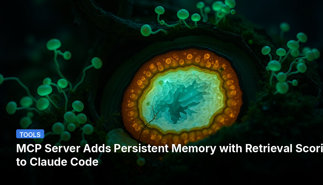 Сервер MCP добавляет постоянную память с оценкой извлечения в Claude Code