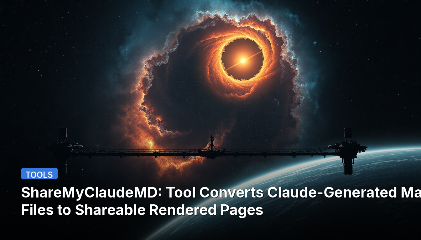 ShareMyClaudeMD: Claudeで生成されたMarkdownファイルを共有可能なレンダリング済みページに変換するツール
