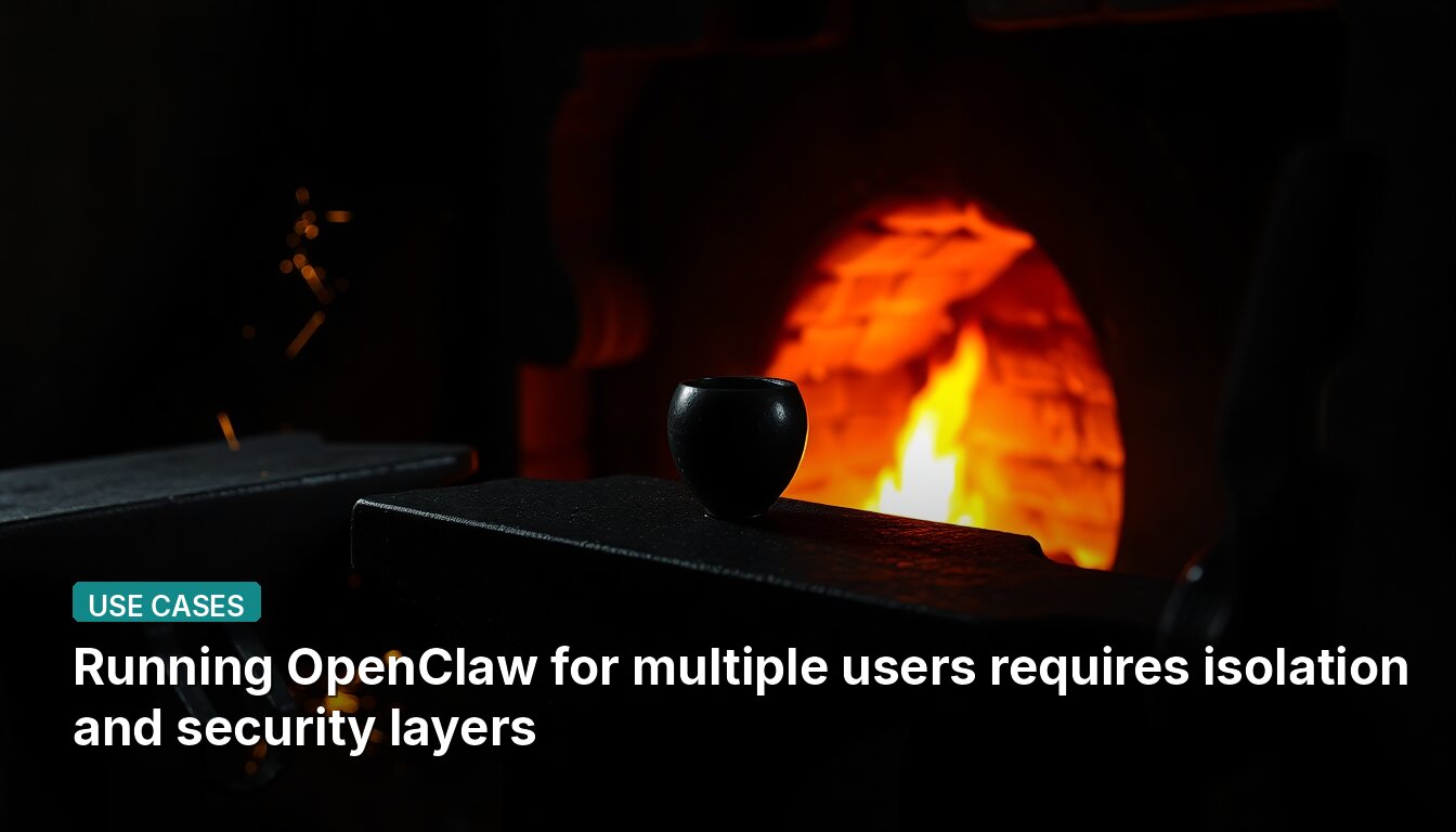 여러 사용자를 위한 OpenClaw 실행에는 격리 및 보안 계층이 필요합니다.