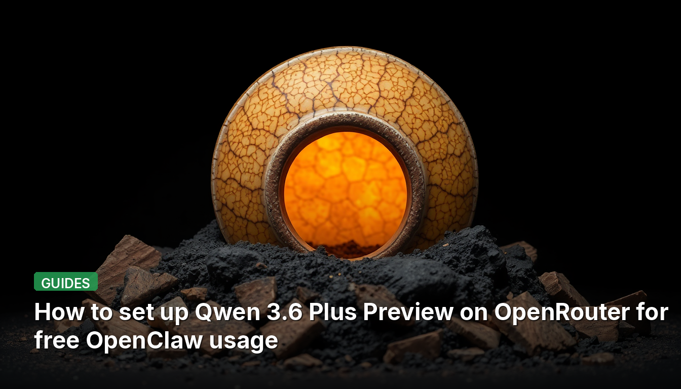 OpenRouter에서 무료 OpenClaw 사용을 위해 Qwen 3.6 Plus Preview를 설정하는 방법