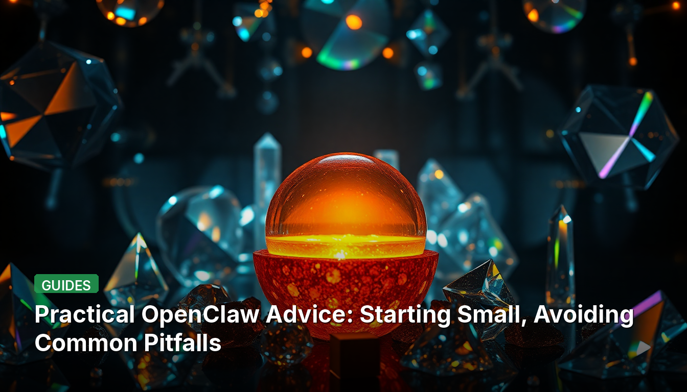 実用的なOpenClawアドバイス:小さく始めて、よくある落とし穴を避ける