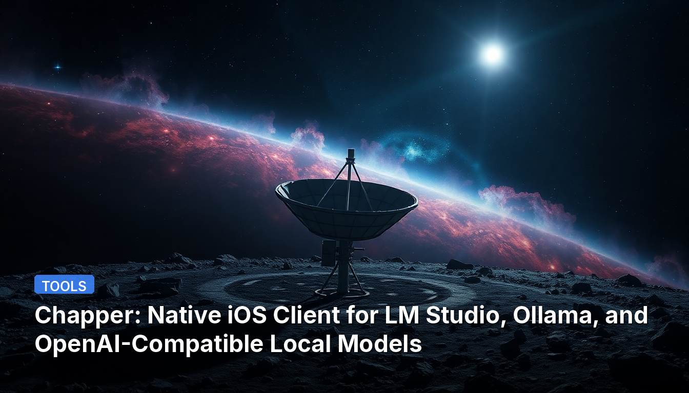 Chapper: LM Studio、Ollama、およびOpenAI互換のローカルモデル向けネイティブiOSクライアント