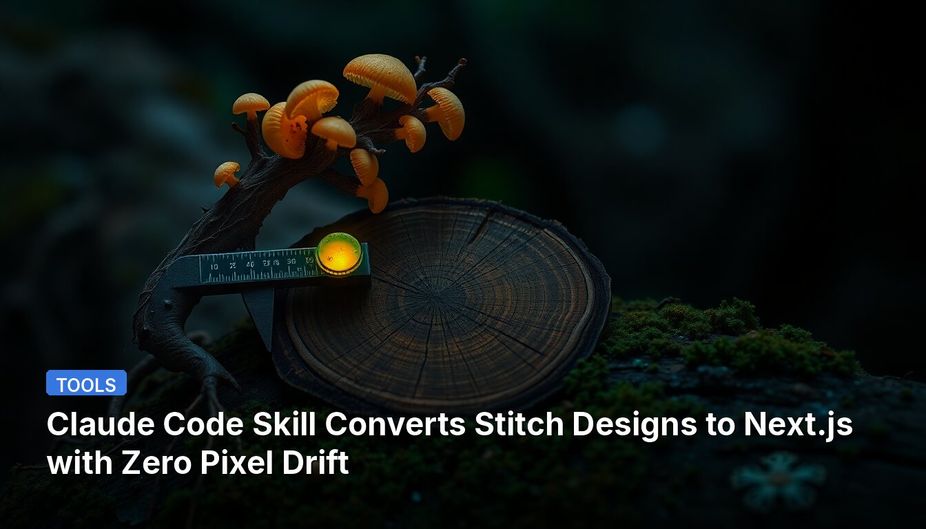 Claude Code Skill wandelt Stickdesigns in Next.js um – ohne Pixelversatz