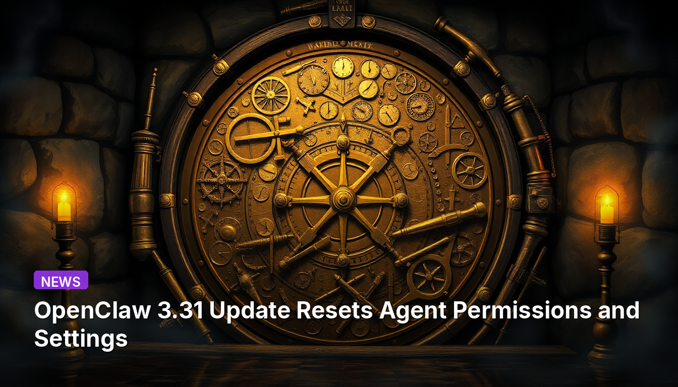 Atualização do OpenClaw 3.31 redefine permissões e configurações do agente