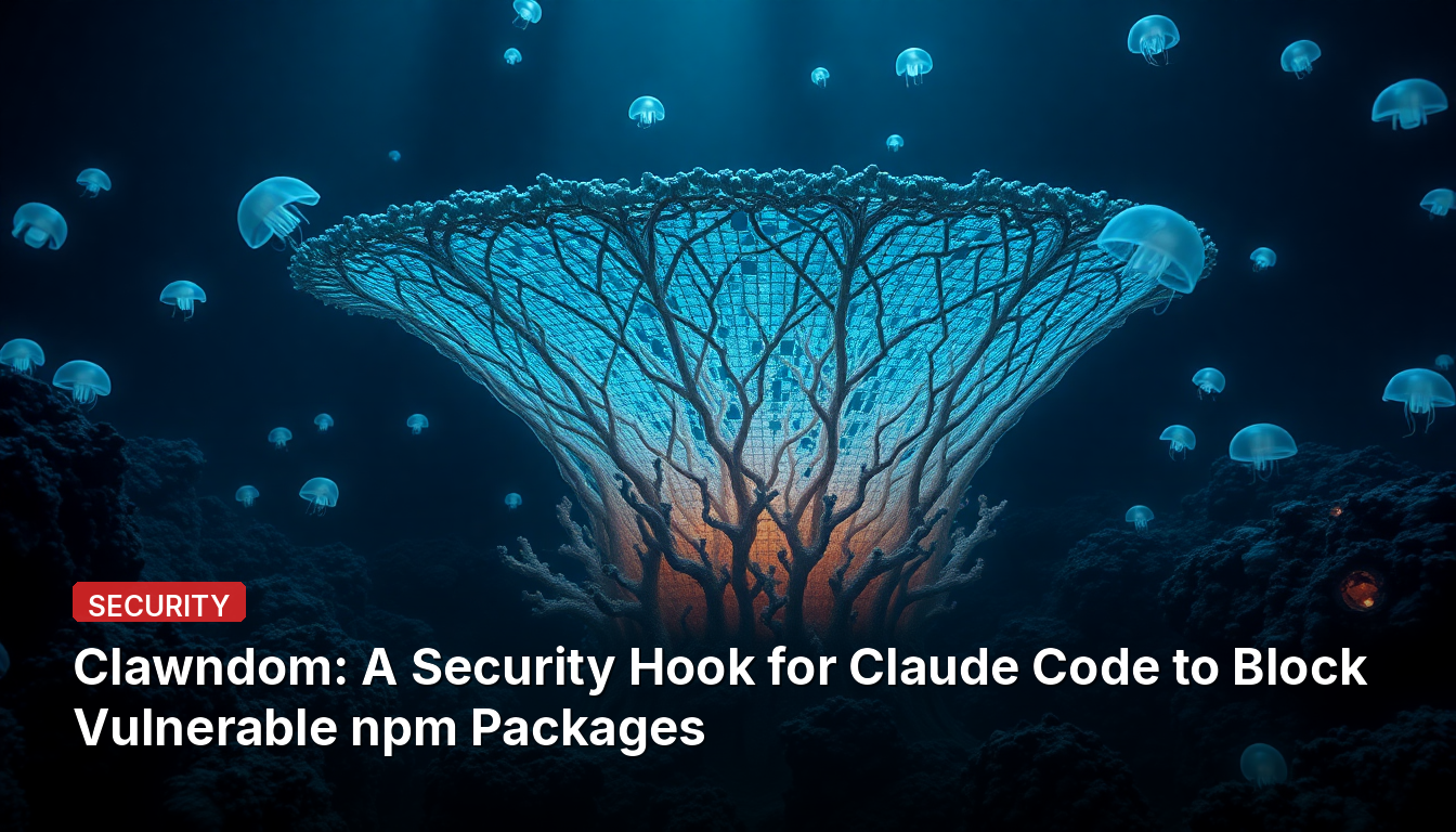 Clawndom: Claudeコードの脆弱なnpmパッケージをブロックするセキュリティフック