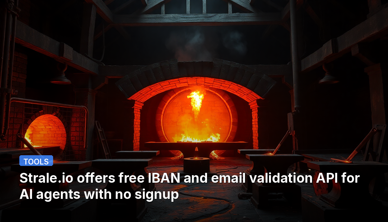 Strale.io propose une API gratuite de validation d'IBAN et d'e-mail pour les agents IA, sans inscription.