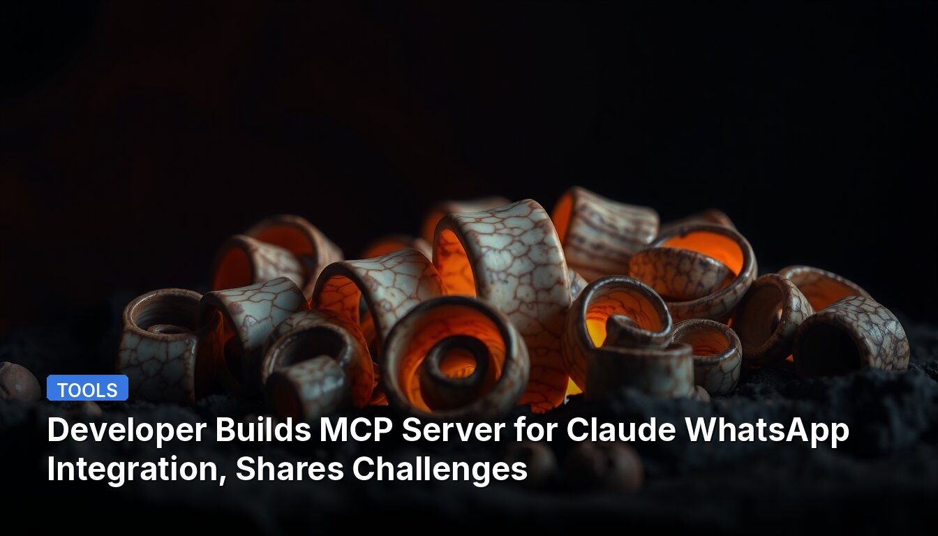 Desarrollador Construye Servidor MCP para Integración de Claude WhatsApp, Comparte Desafíos