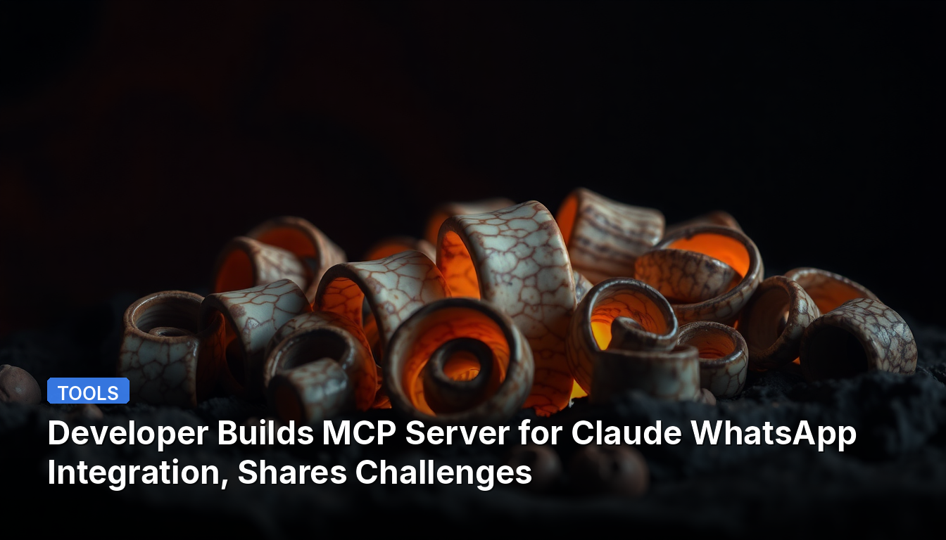 開発者がClaude WhatsApp連携用MCPサーバーを構築、課題を共有
