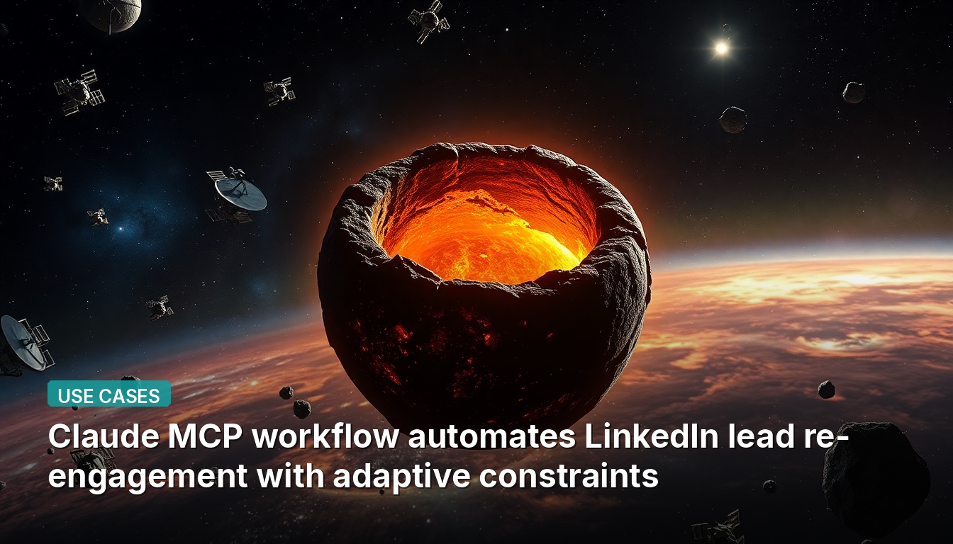 Claude MCPワークフローは、適応型制約を備えたLinkedInリード再エンゲージメントを自動化します。