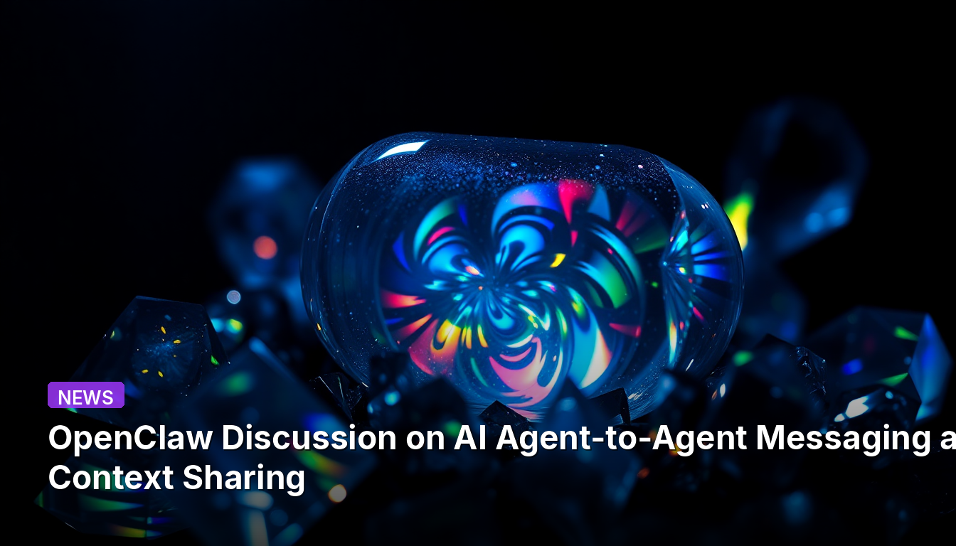 Discussão do OpenClaw sobre Mensagens entre Agentes de IA e Compartilhamento de Contexto