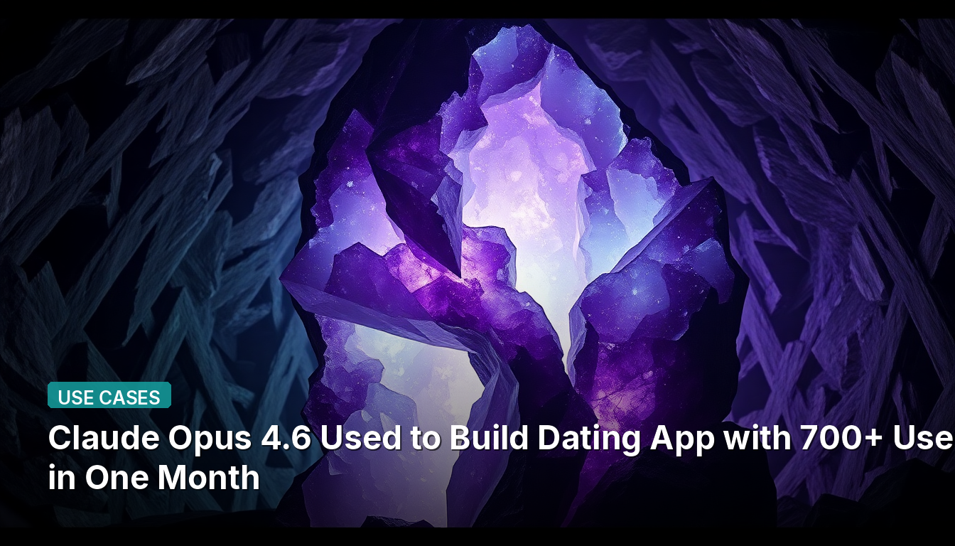 Claude Opus 4.6で1か月で700人以上のユーザーを獲得したデートアプリを構築
