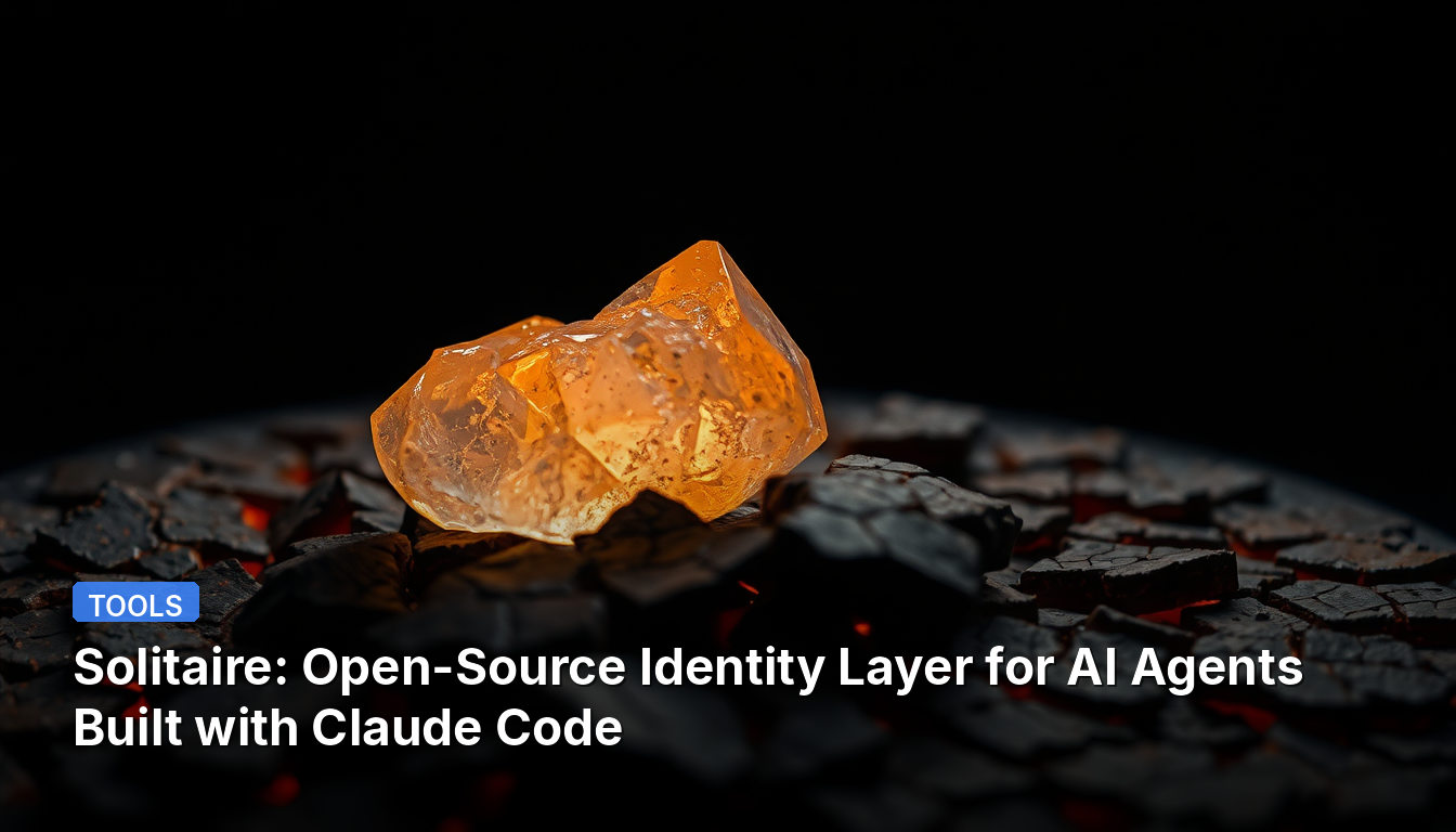 Solitaire : Couche d'Identité Open-Source pour Agents IA Construite avec Claude Code