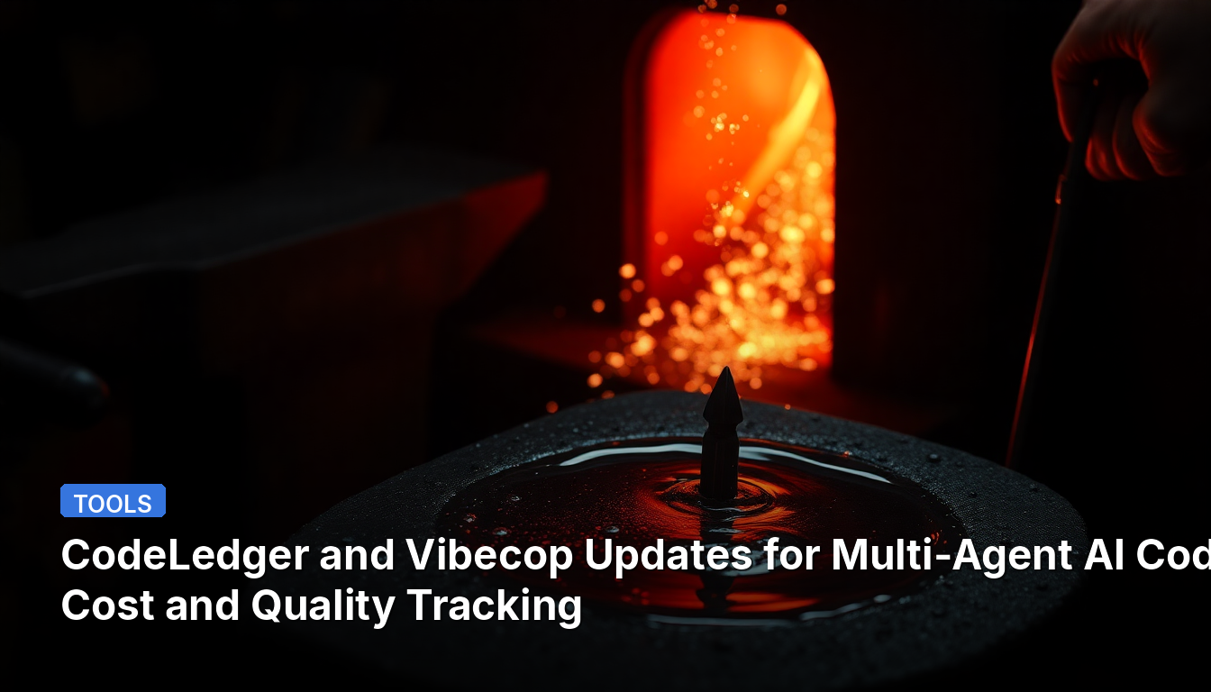 Mises à jour de CodeLedger et Vibecop pour le suivi des coûts et de la qualité du codage par IA multi-agent
