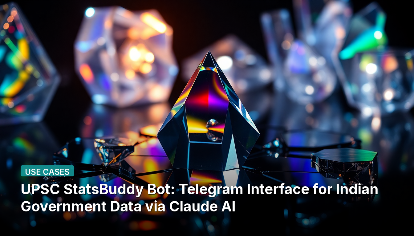 UPSC StatsBuddy Bot: Interface do Telegram para Dados do Governo Indiano via Claude AI
