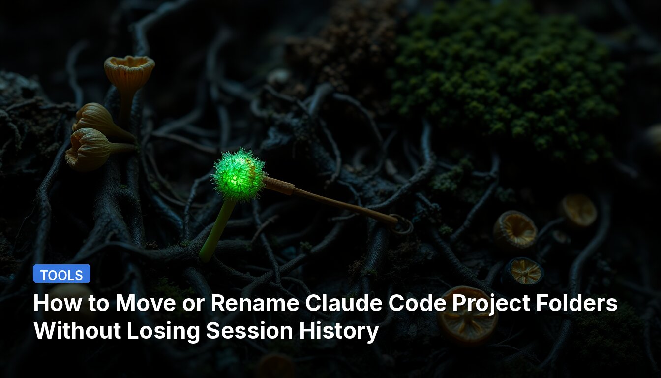 How to Move or Rename Claude Code Project Folders Without Losing Session History