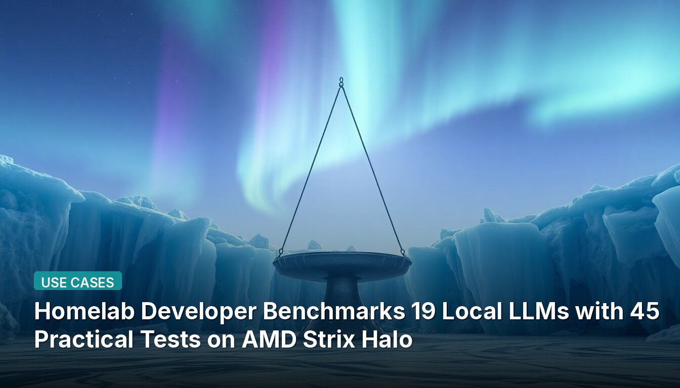Desarrollador de Homelab Evalúa 19 LLMs Locales con 45 Pruebas Prácticas en AMD Strix Halo