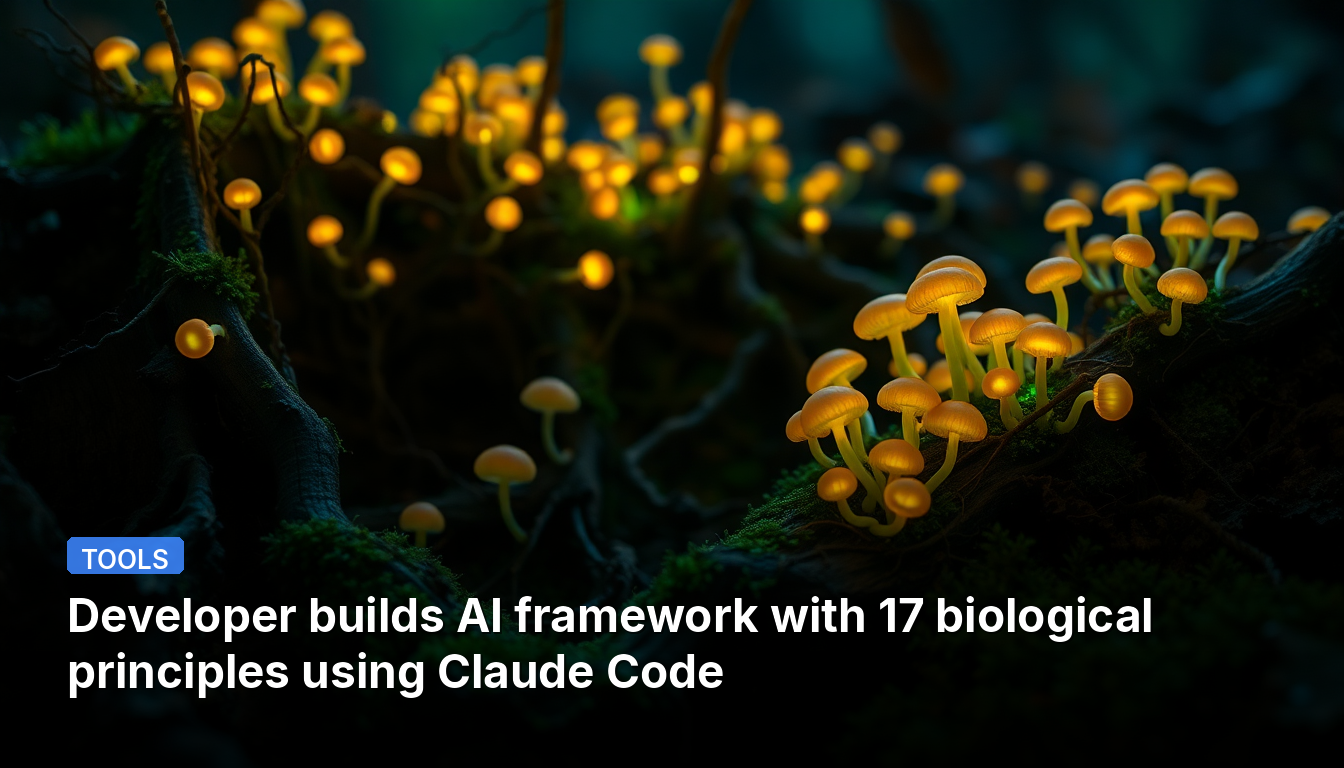 Développeur construit un cadre d'IA avec 17 principes biologiques en utilisant Claude Code