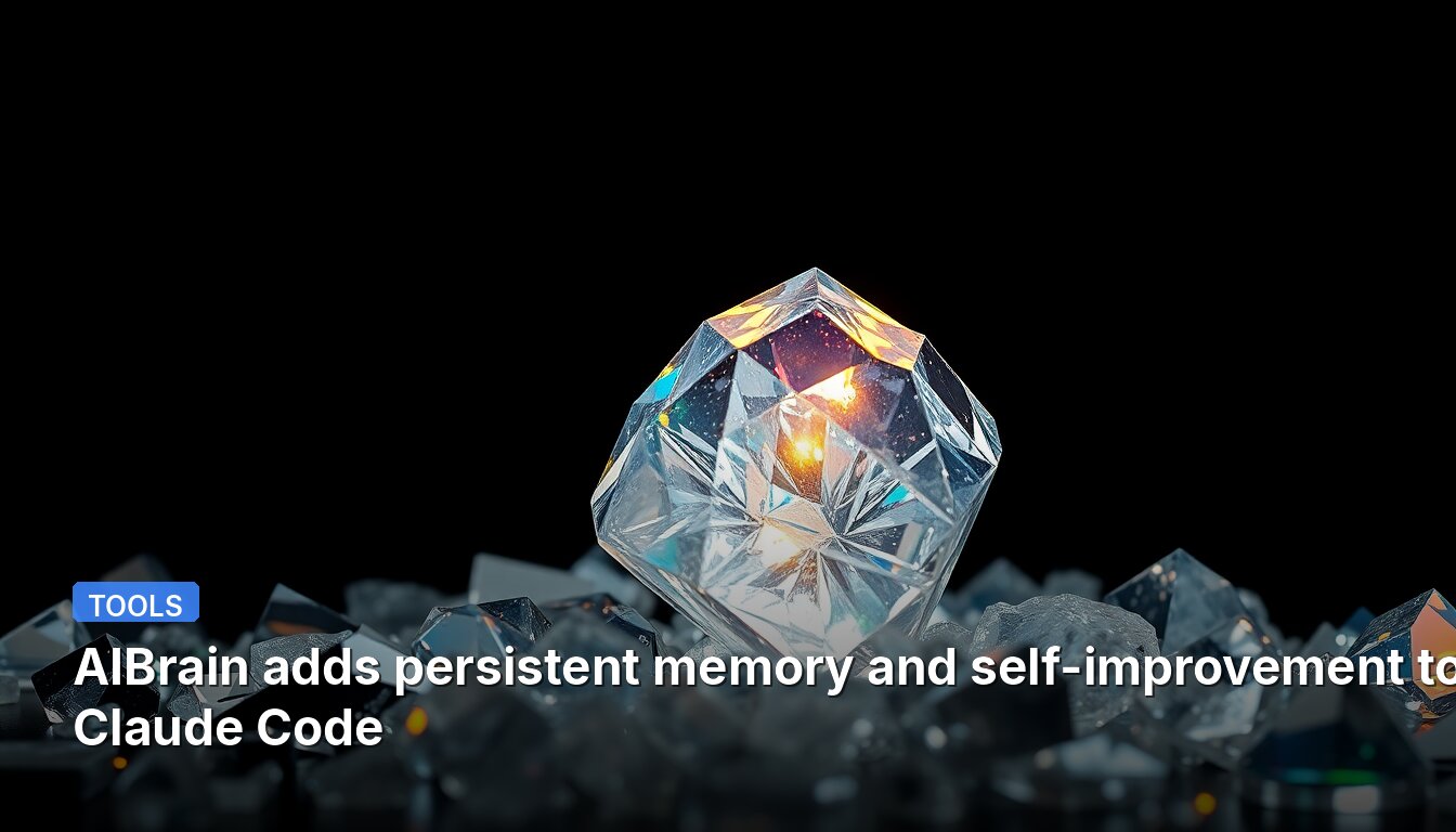 AIBrain agrega memoria persistente y automejora a Claude Code.