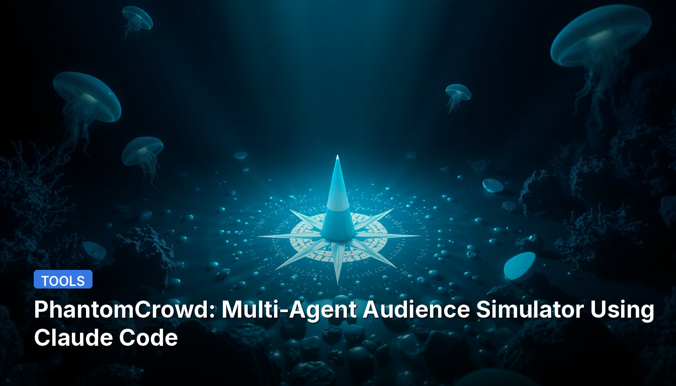 PhantomCrowd : Simulateur d'audience multi-agents utilisant Claude Code