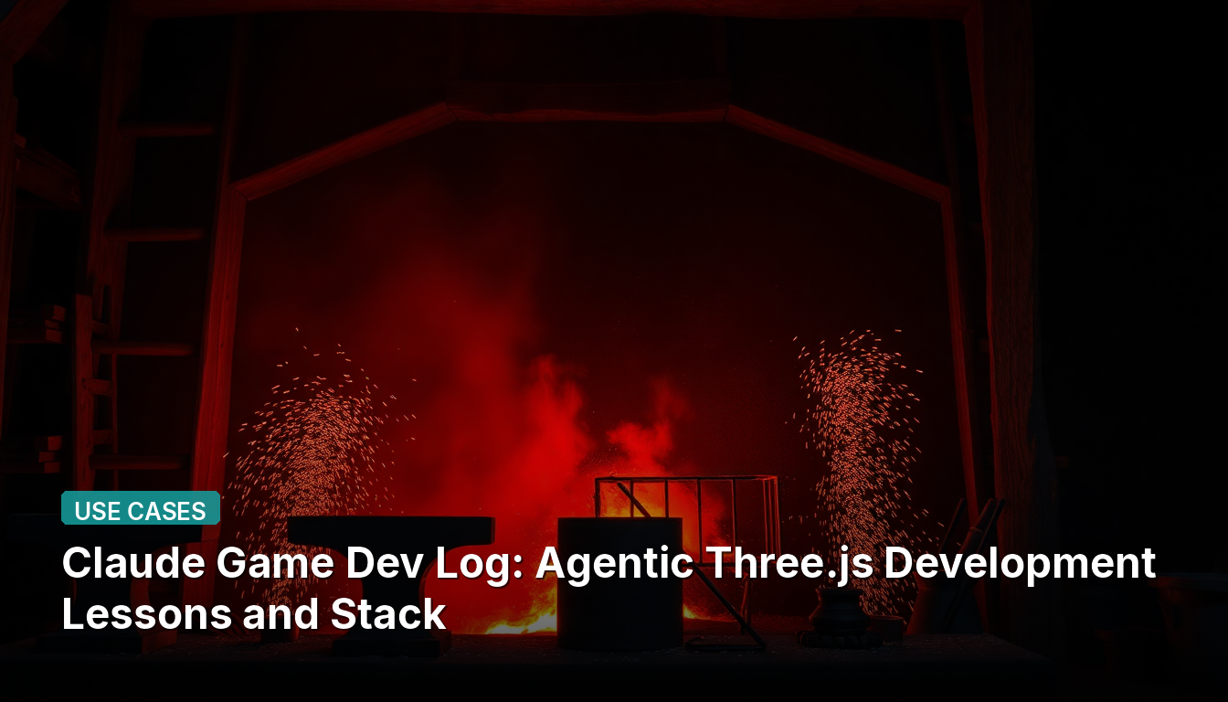 Claude Game Dev Log: Lições e Stack de Desenvolvimento Agentico em Three.js