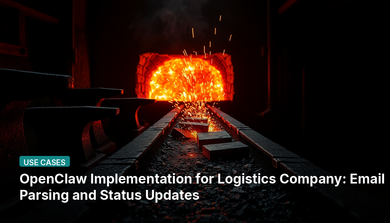 OpenClaw Implementation for Logistics Company: Email Parsing and Status Updates