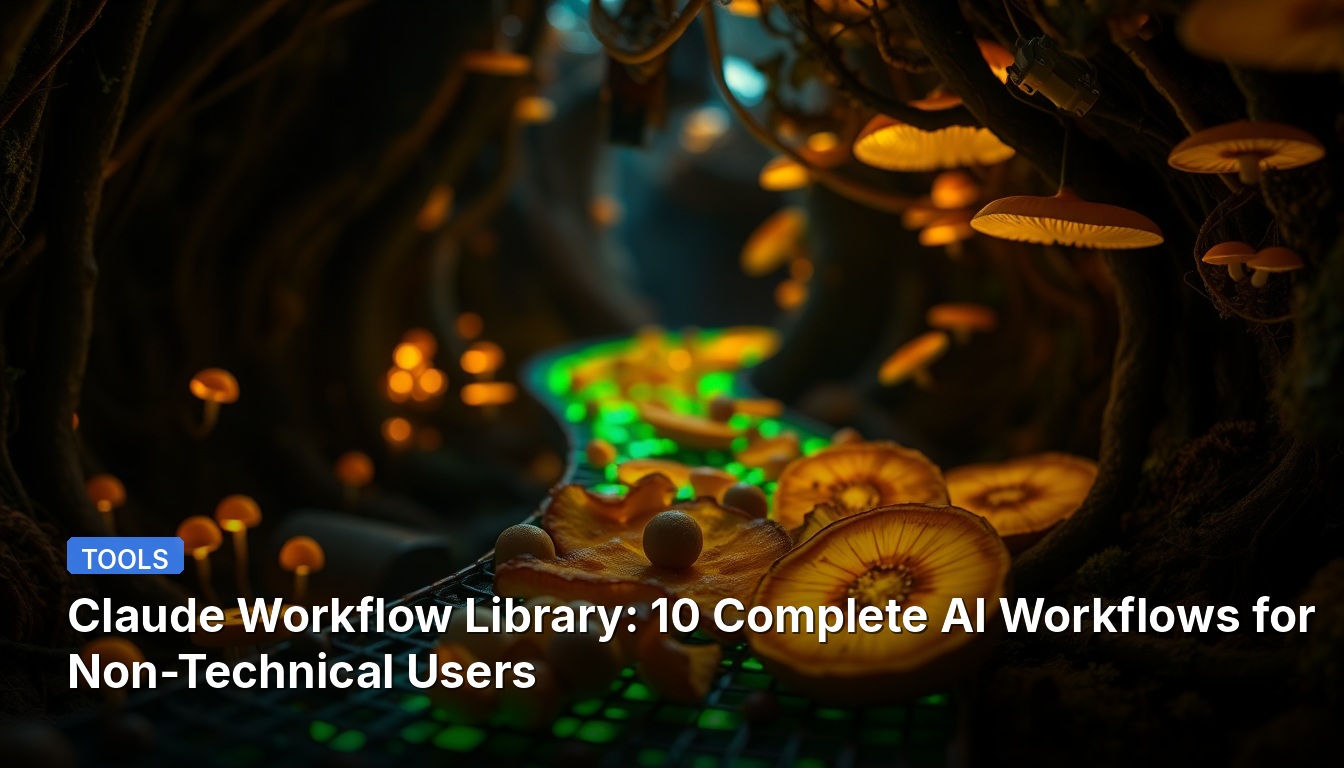 Bibliothèque de Workflows Claude : 10 Workflows IA Complets pour les Utilisateurs Non-Techniques
