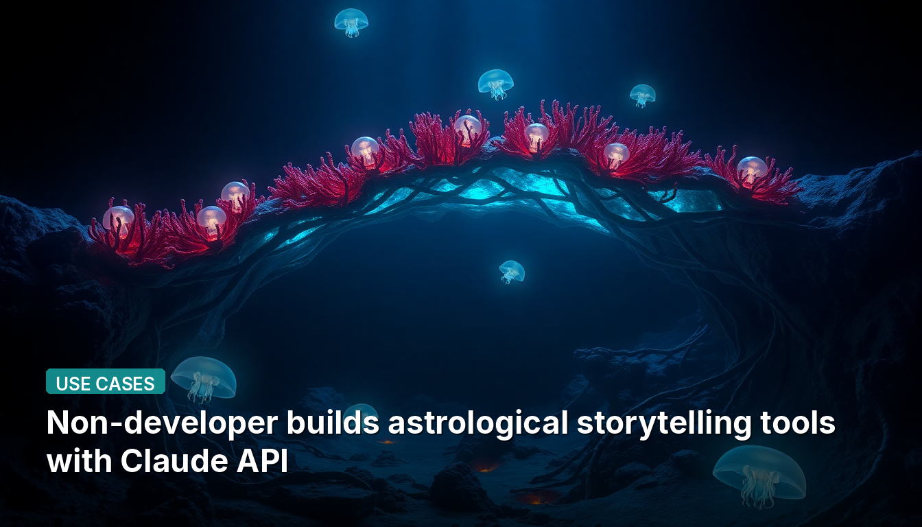 Les non-développeurs créent des outils de narration astrologique avec l'API Claude.