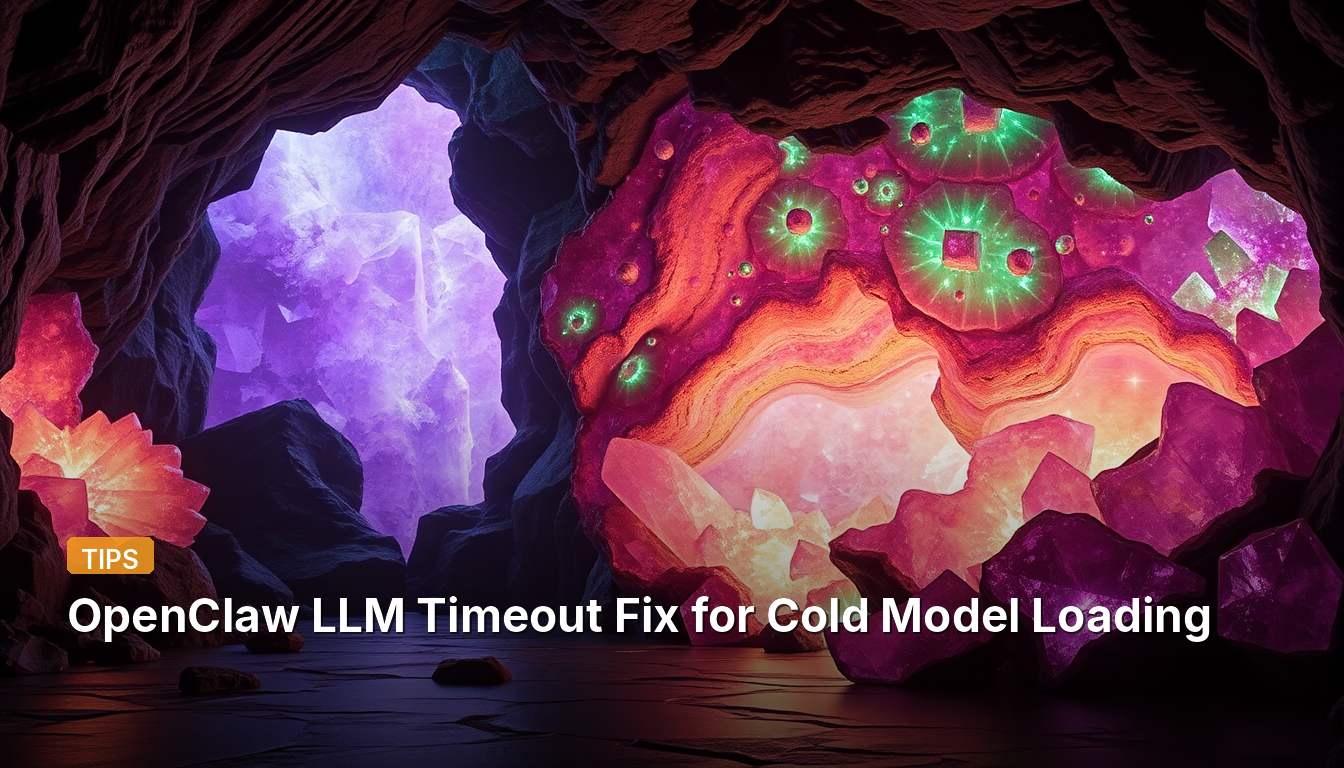 Correction du délai d'attente OpenClaw LLM pour le chargement de modèle à froid