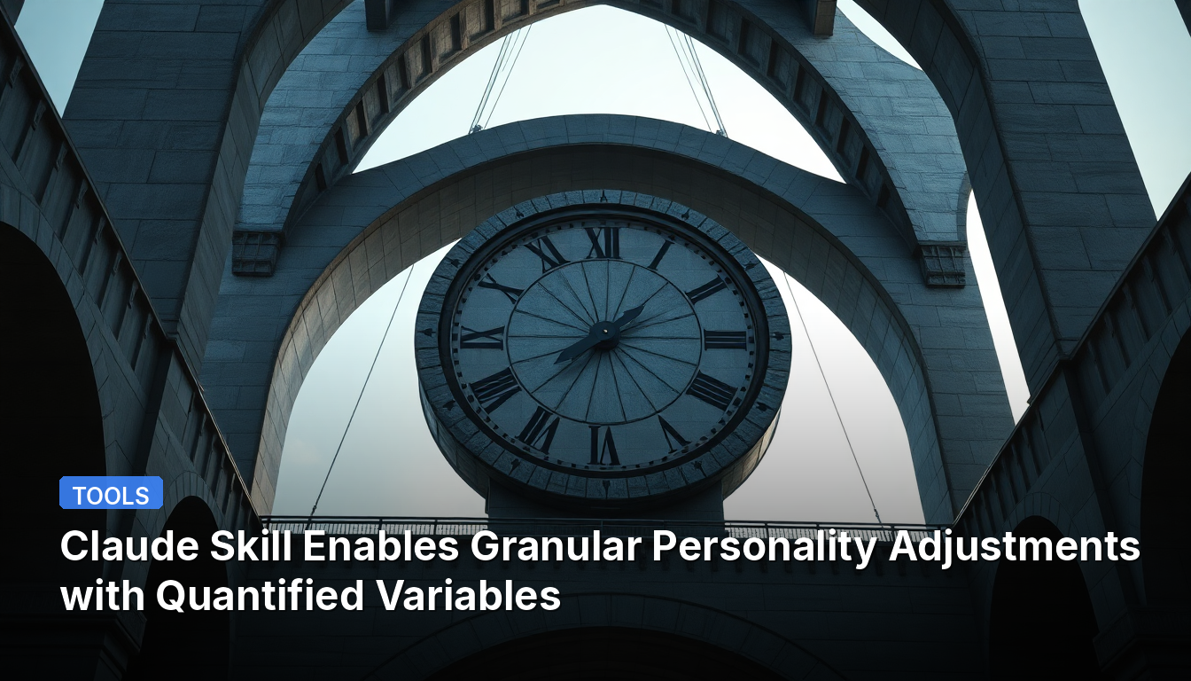 Habilidade do Claude Permite Ajustes Granulares de Personalidade com Variáveis Quantificadas