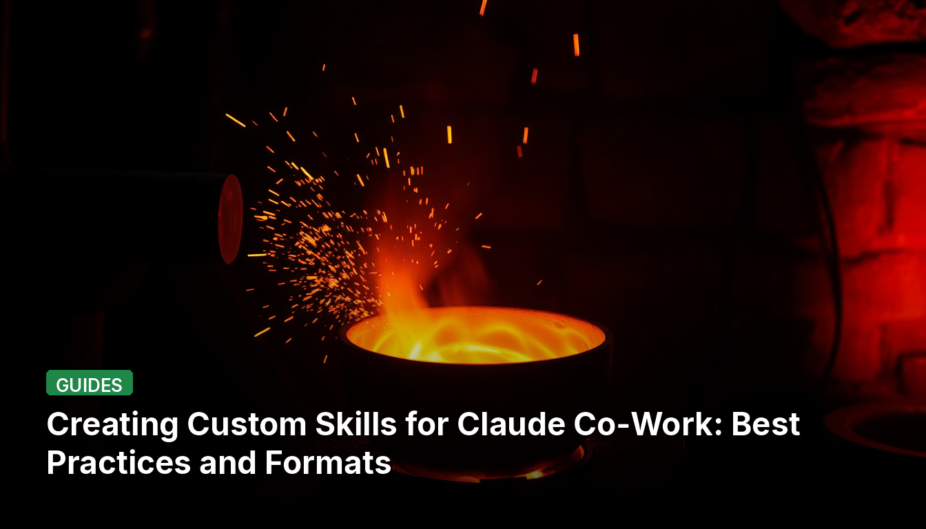 Claude Co-Work向けカスタムスキルの作成：ベストプラクティスとフォーマット