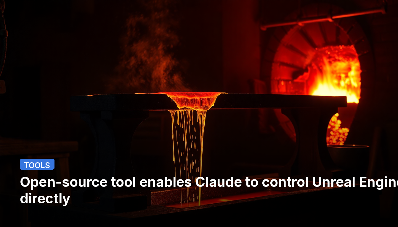 Outil open-source permettant à Claude de contrôler directement Unreal Engine