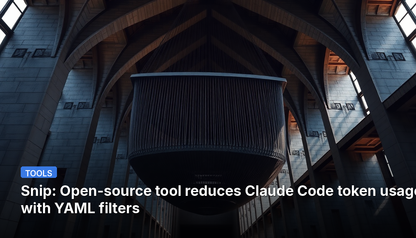 스니프: YAML 필터로 Claude Code 토큰 사용량을 줄이는 오픈소스 도구