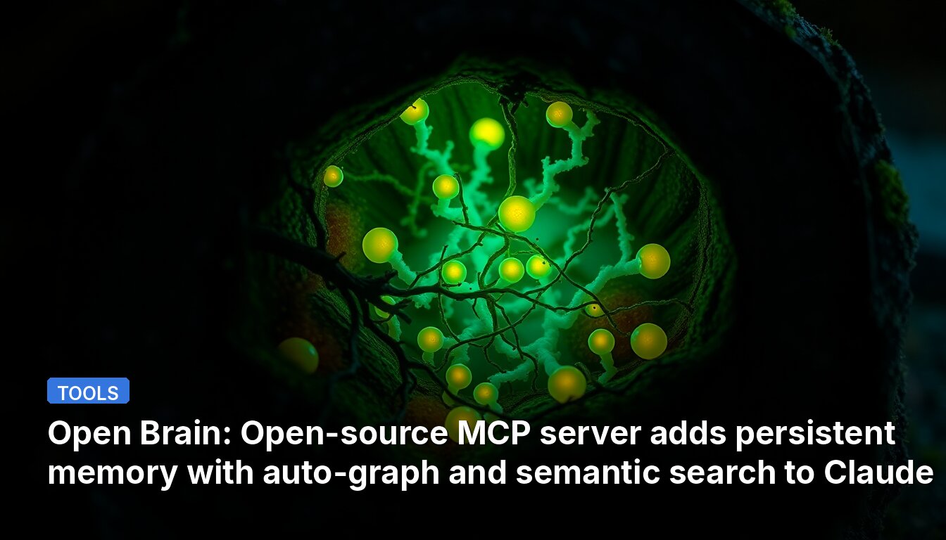 Cerebro Abierto: El servidor MCP de código abierto agrega memoria persistente con auto-grafo y búsqueda semántica a Claude