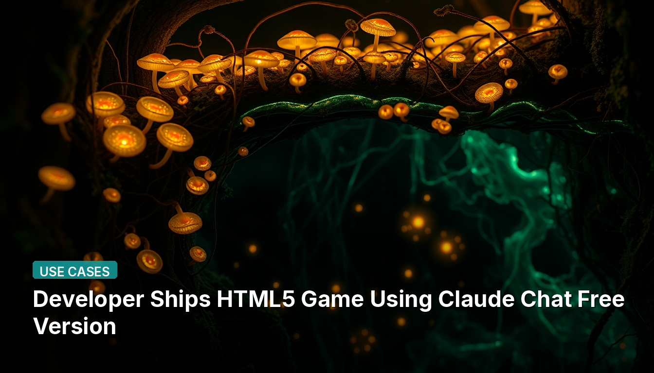 Développeur Livre un Jeu HTML5 en Utilisant la Version Gratuite de Claude Chat