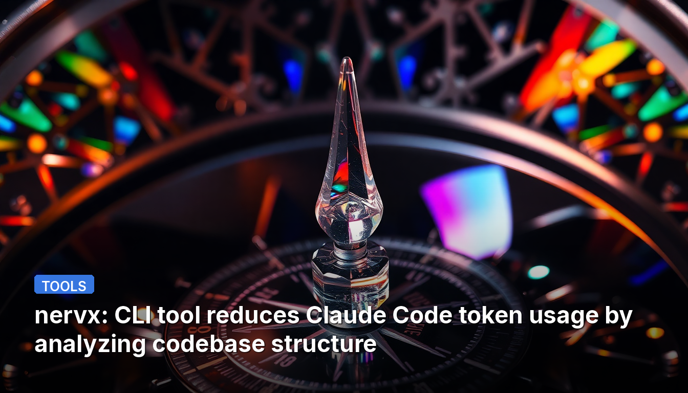 nervx : L'outil CLI réduit l'utilisation des jetons de code Claude en analysant la structure de la base de code.