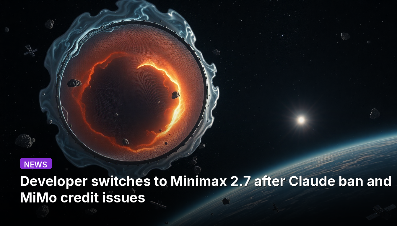 El desarrollador cambia a Minimax 2.7 tras la prohibición de Claude y los problemas de crédito de MiMo.