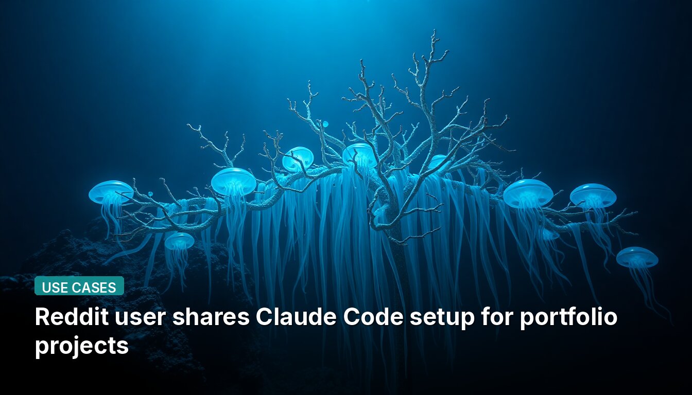 Usuario de Reddit comparte configuración de Claude Code para proyectos de portafolio