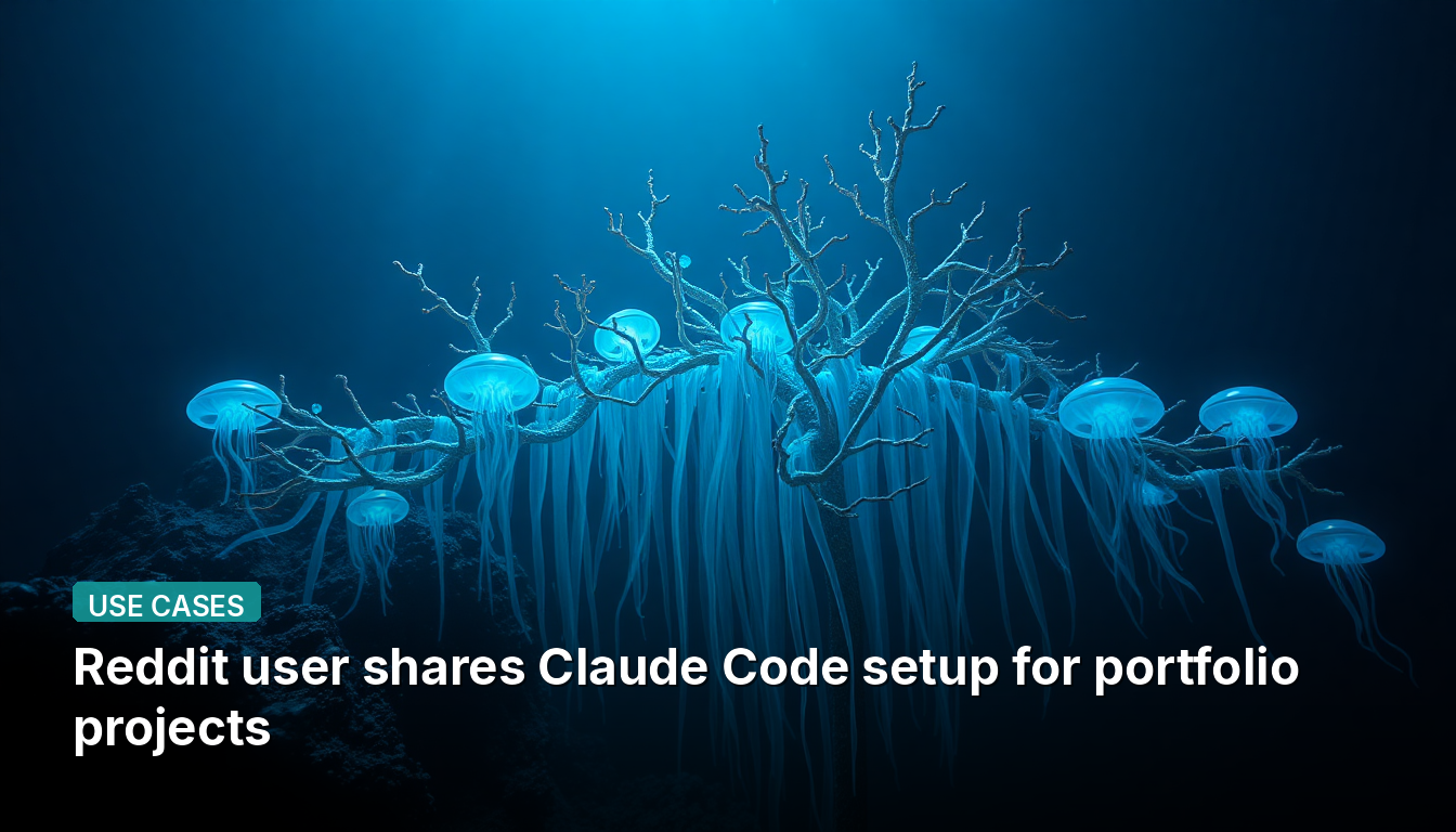 Usuario de Reddit comparte configuración de Claude Code para proyectos de portafolio