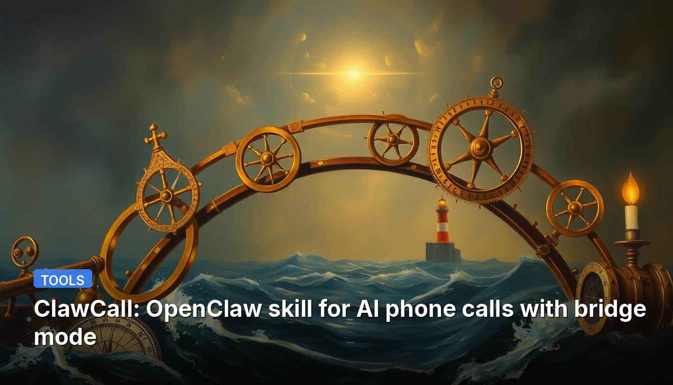 ClawCall: Habilidade OpenClaw para chamadas telefônicas com IA no modo ponte