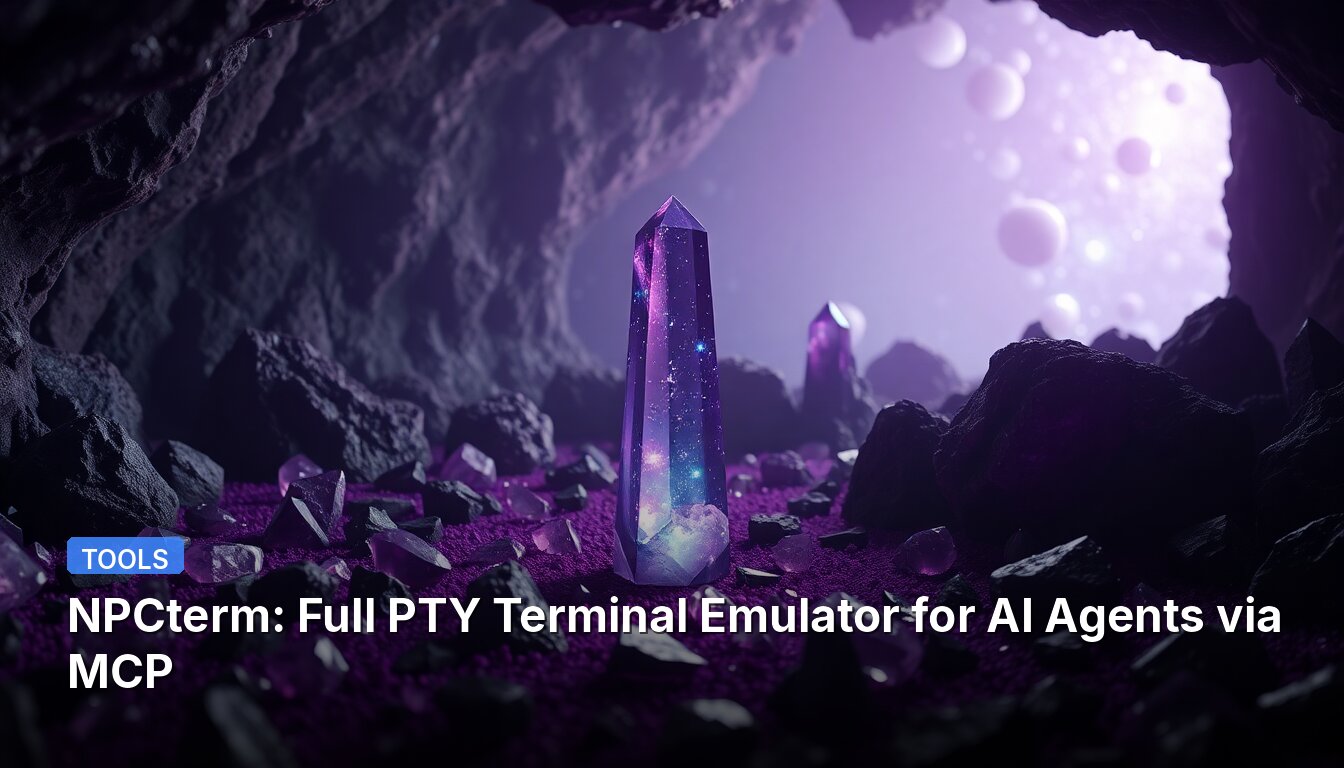 NPCterm: Vollständiger PTY-Terminal-Emulator für KI-Agenten über MCP