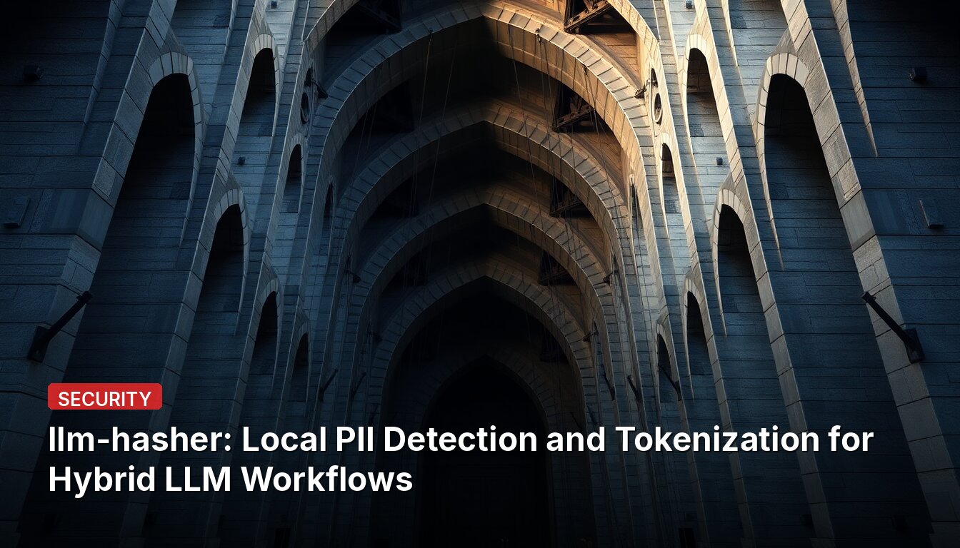 llm-hasher: Detecção e Tokenização Local de PII para Fluxos de Trabalho Híbridos de LLM
