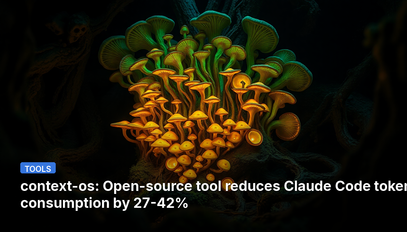 context-os: オープンソースツールがClaude Codeのトークン消費を27〜42%削減