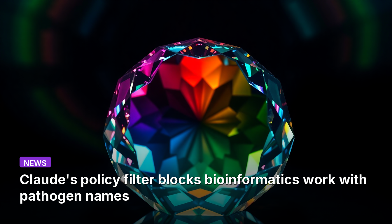 Le filtre de politique de Claude bloque les travaux de bioinformatique impliquant des noms d'agents pathogènes.