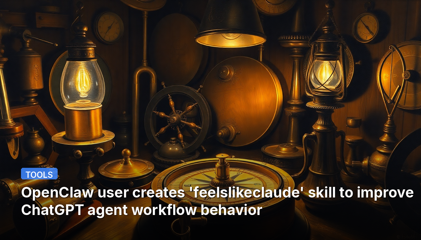 El usuario de OpenClaw crea la habilidad 'feelslikeclaude' para mejorar el comportamiento del flujo de trabajo del agente ChatGPT.