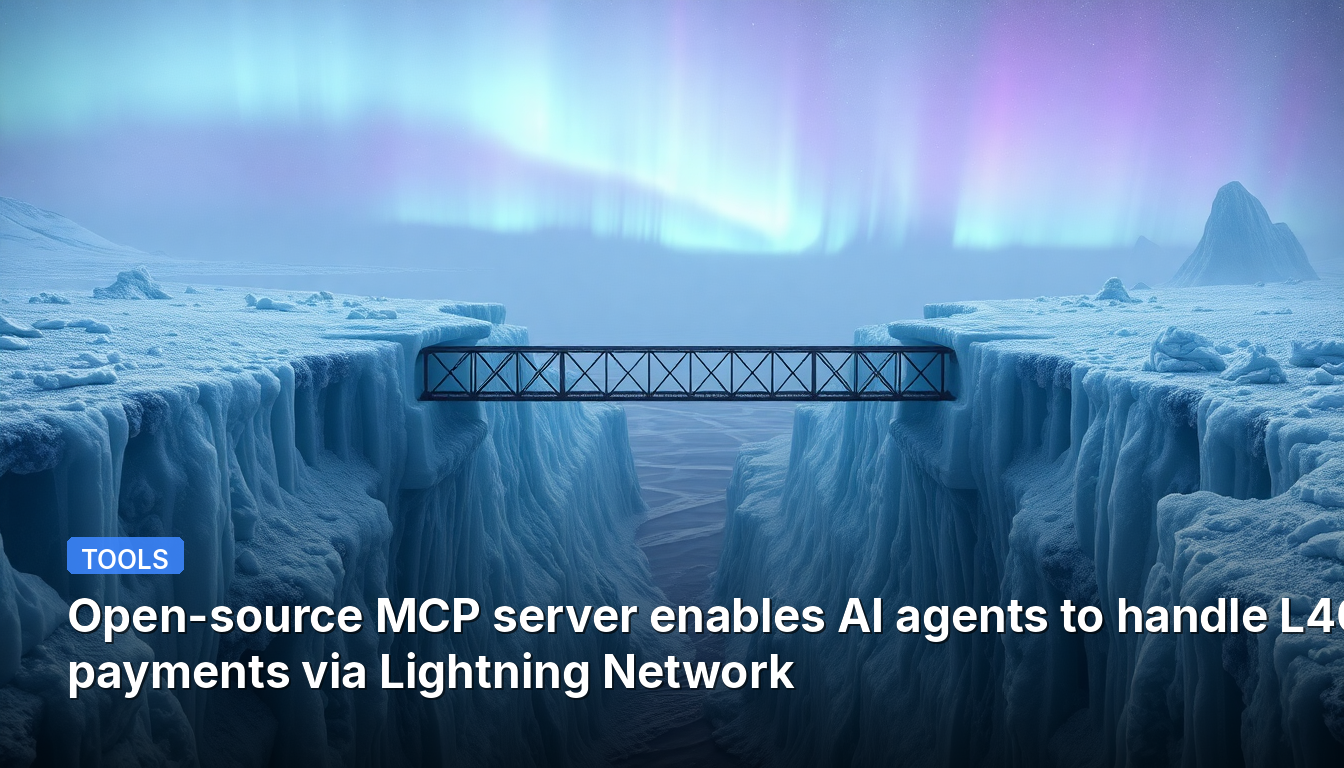 オープンソースのMCPサーバーにより、AIエージェントがLightning Network経由でL402支払いを処理できるようになります