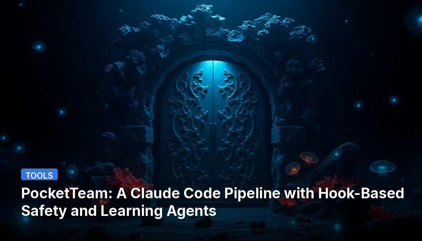 PocketTeam: Um Pipeline de Código Claude com Segurança Baseada em Hooks e Agentes de Aprendizado