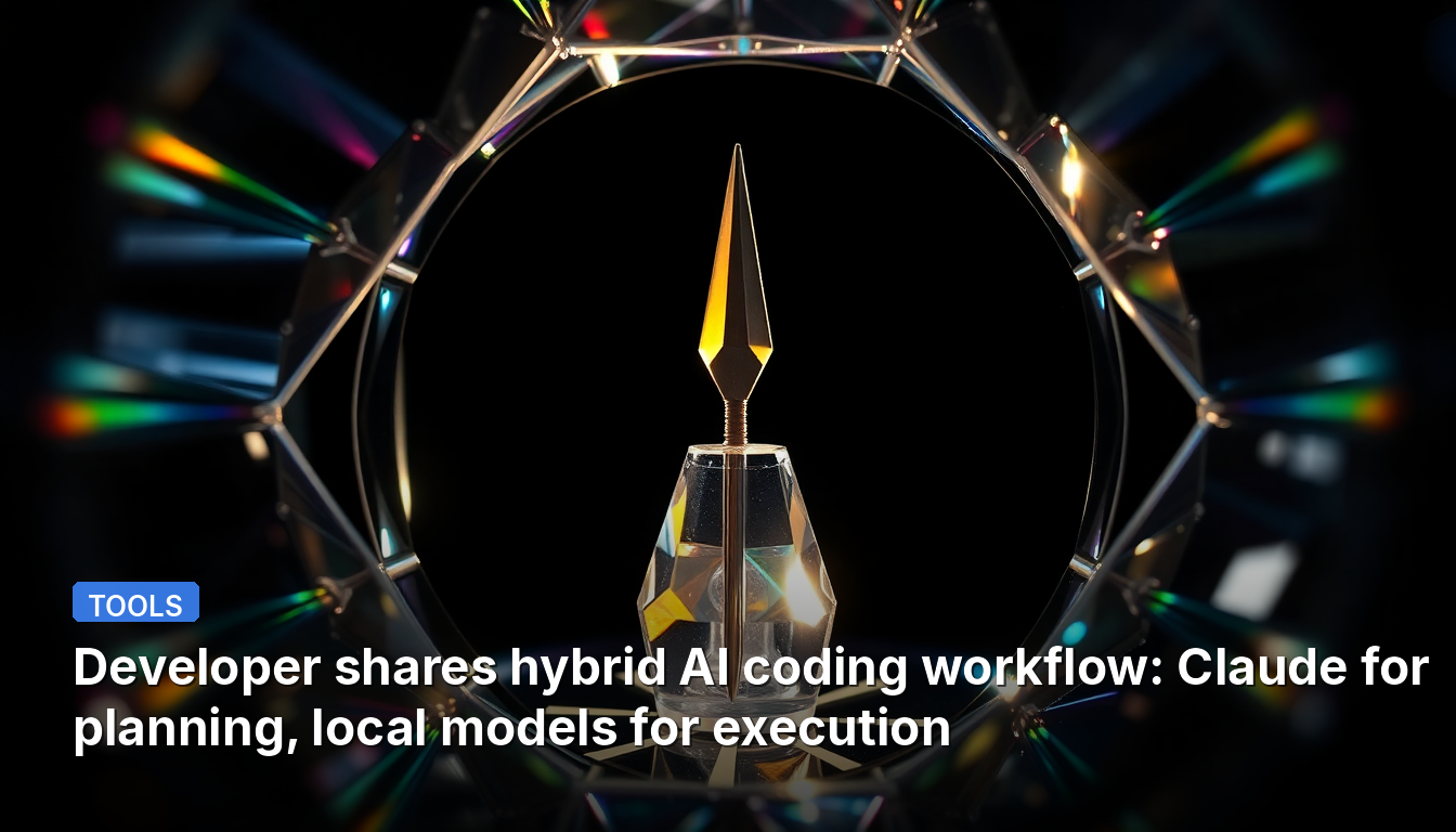 Developer shares hybrid AI coding workflow: Claude for planning, local models for execution