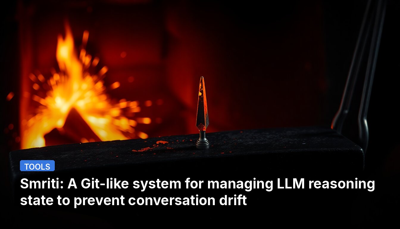Смрити: Git-подобная система для управления состоянием рассуждений LLM, предотвращающая смещение диалога.